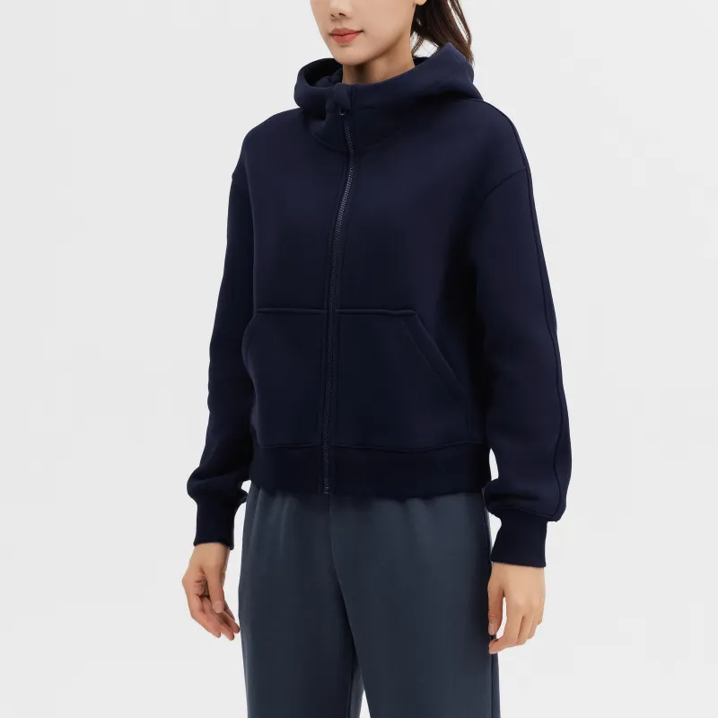 DECATHLON DOMYOS Jacket Women's Blue Black-4