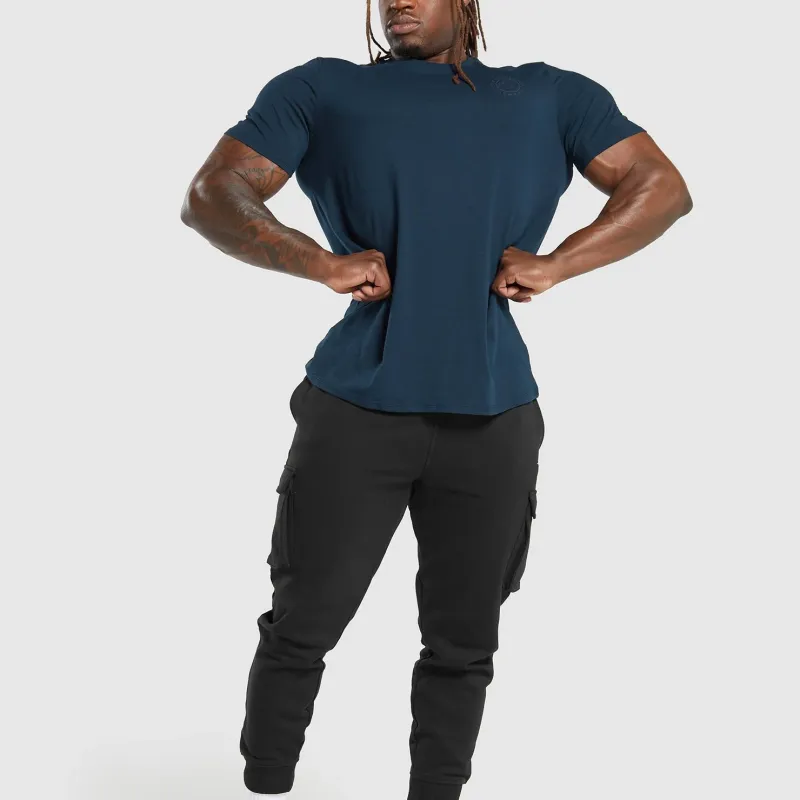 GYMSHARK Legacy T Shirt Men's Marine Blue-1
