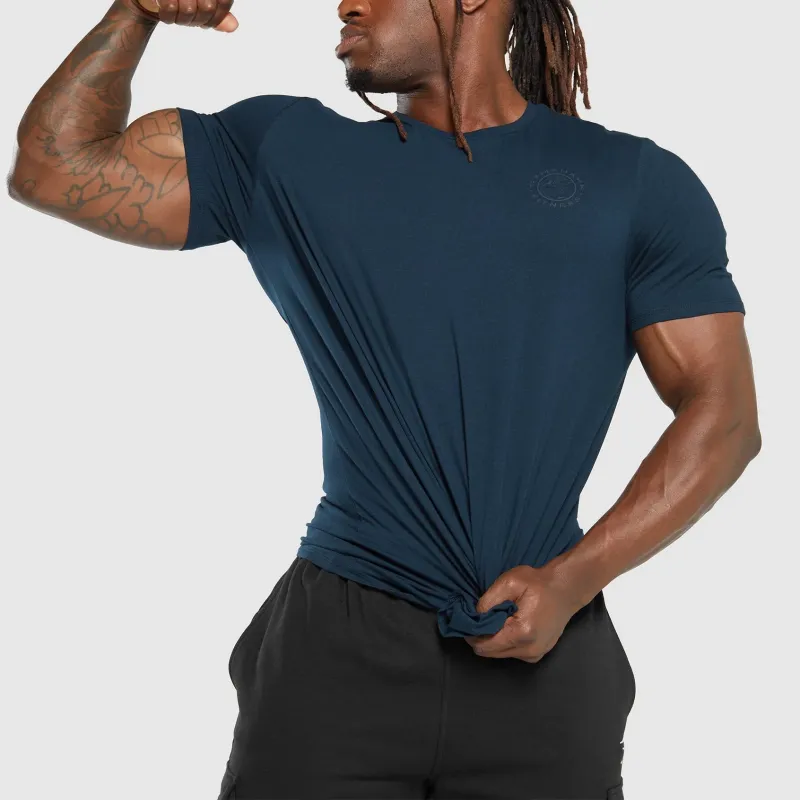 GYMSHARK Legacy T Shirt Men's Marine Blue-2