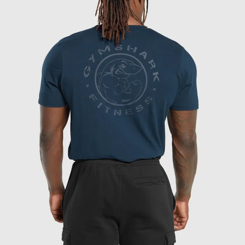 GYMSHARK Legacy T Shirt Men's Marine Blue-4