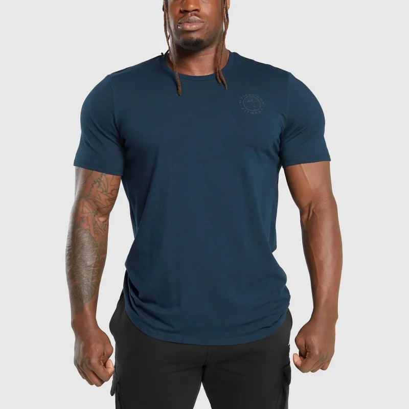 GYMSHARK Legacy T Shirt Men's Marine Blue-3