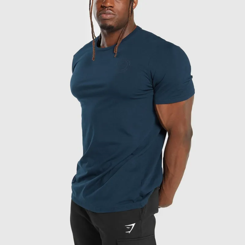 GYMSHARK Legacy T Shirt Men's Marine Blue-5