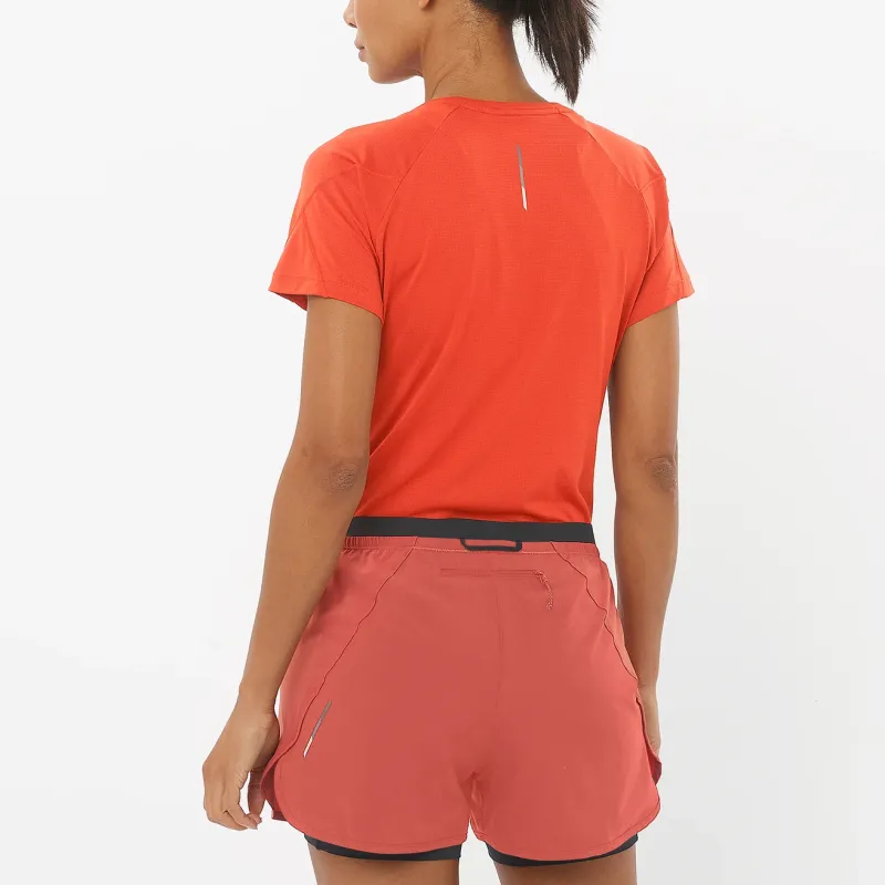 SALOMON CROSS RUN T-Shirt Women's Virgin Fruit-2