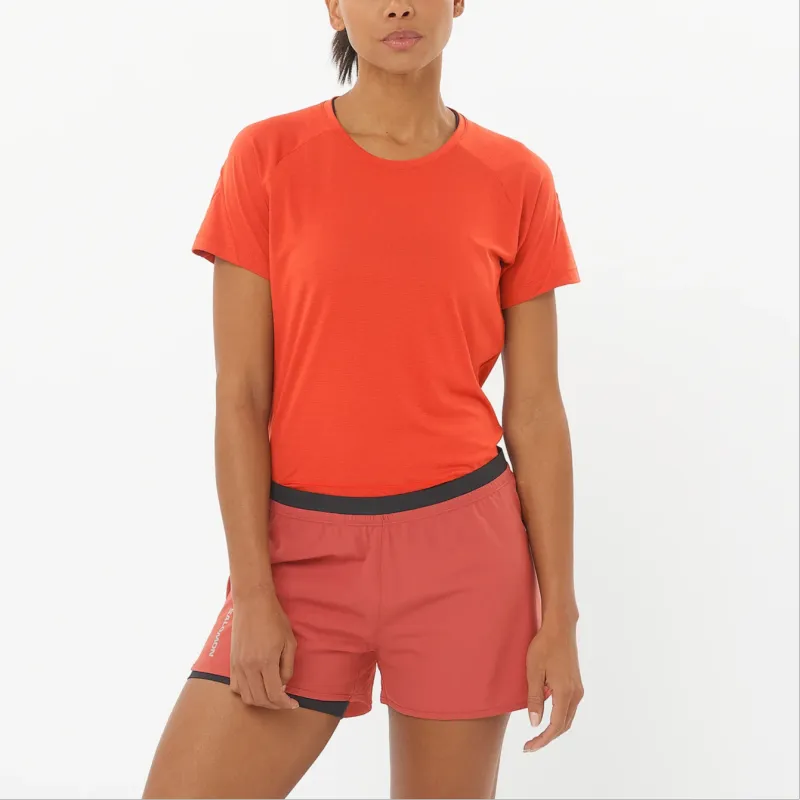 SALOMON CROSS RUN T-Shirt Women's Virgin Fruit-1