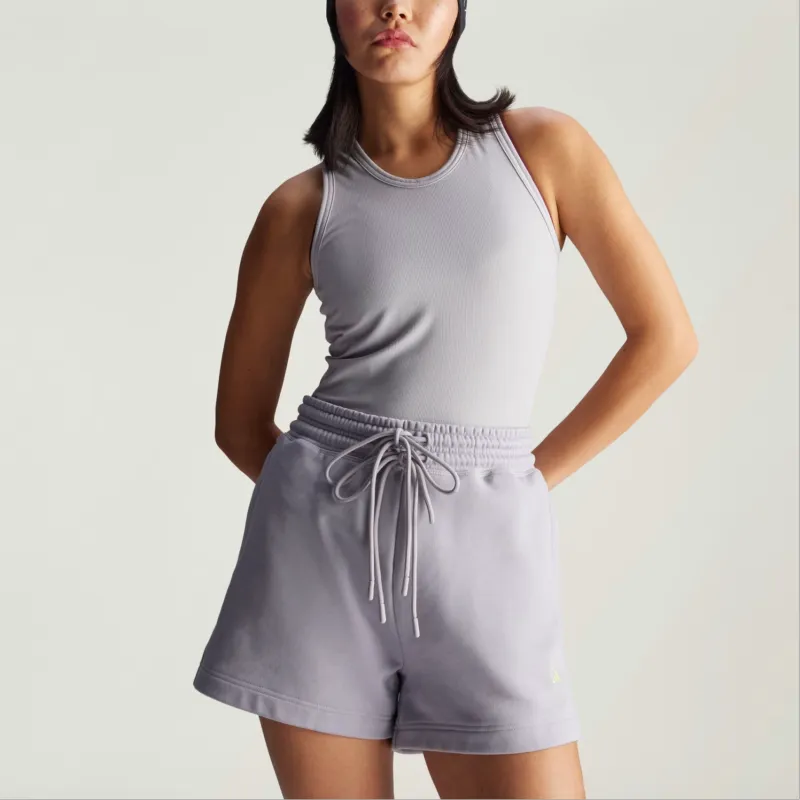 Adidas Stella McCartney TrueCasuals Terry Casual Shorts Women's Glory Gray-2