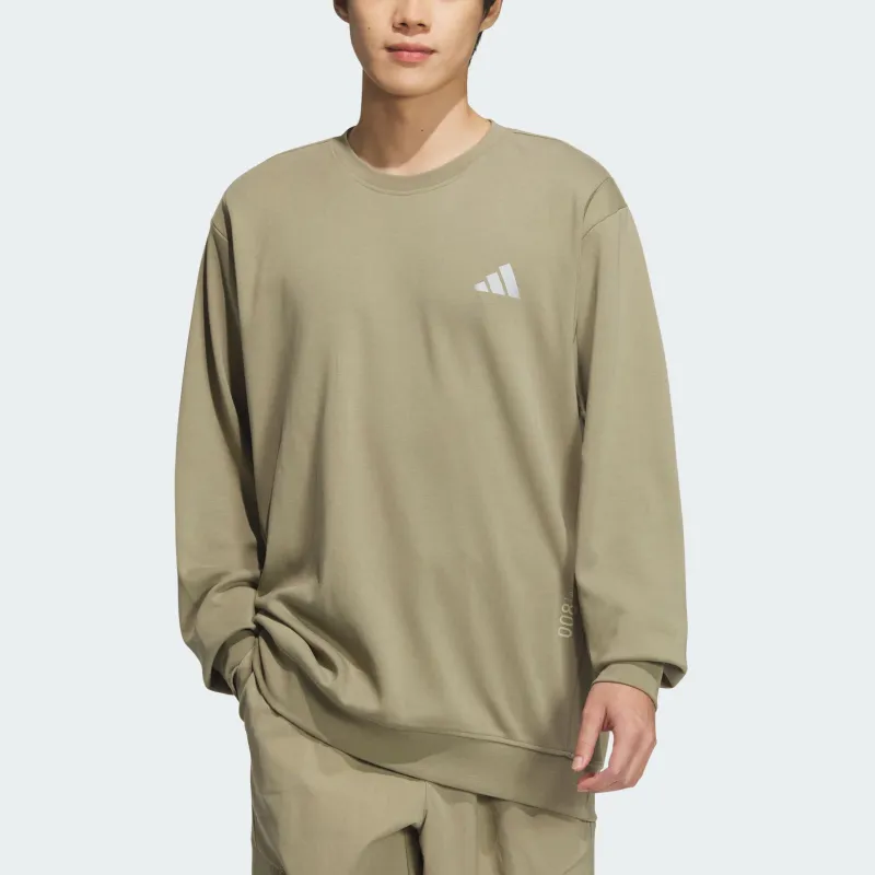 Adidas FW24 M TRANS CREW1 Sweatshirt Men's Green-2