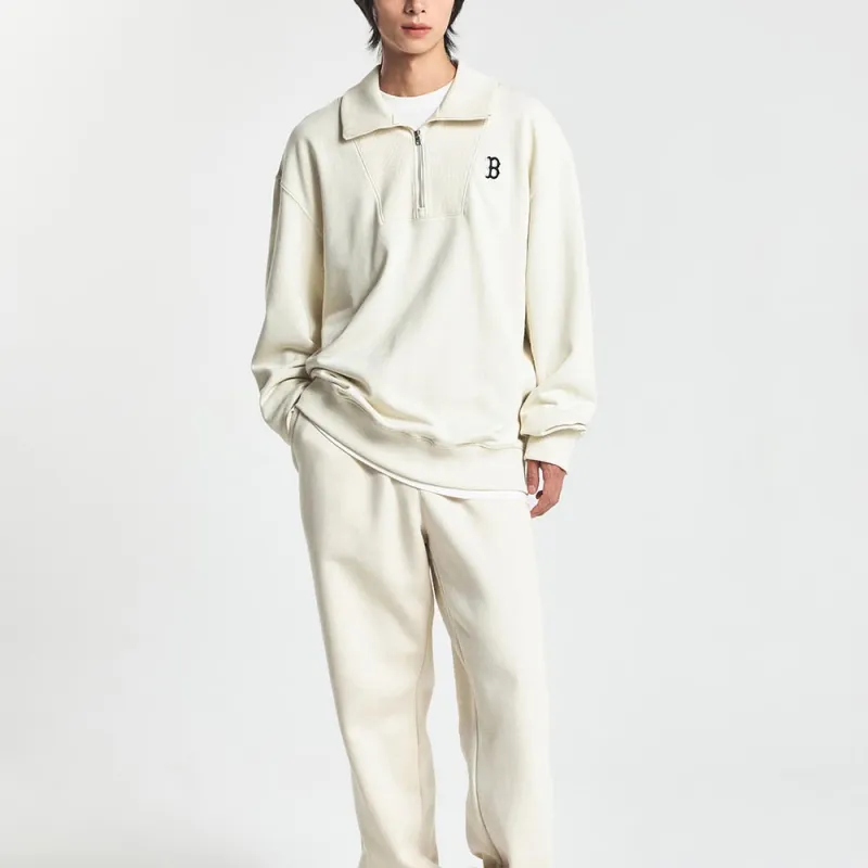 MLB Boston Red Sox Sweatshirt Men's White-3