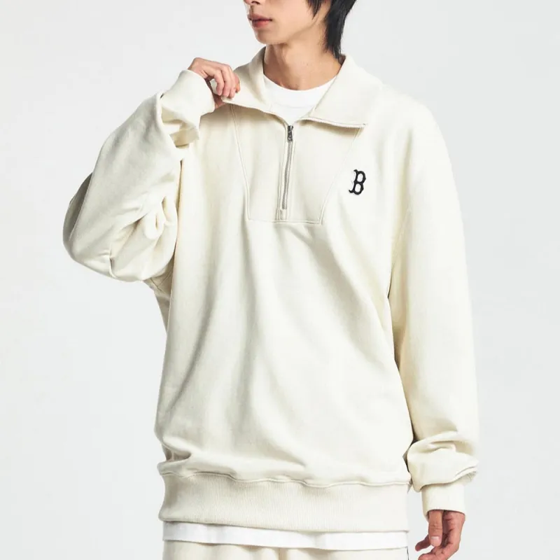 MLB Boston Red Sox Sweatshirt Men's White-5