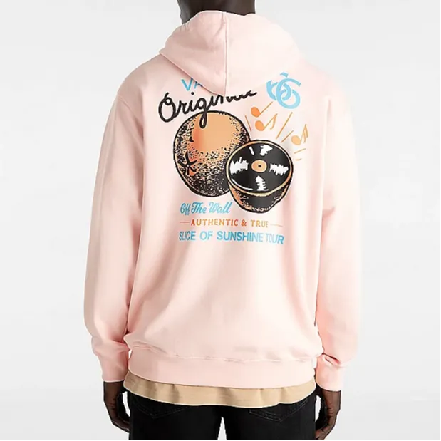 Vans ORANGE RECORDS Sweatshirt Men's Pink-3