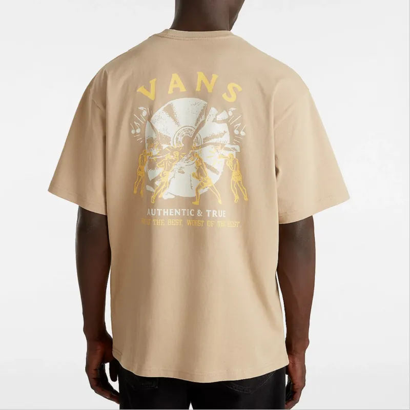 Vans RUMBLE RECORDS T-Shirts Men Light Umber-3
