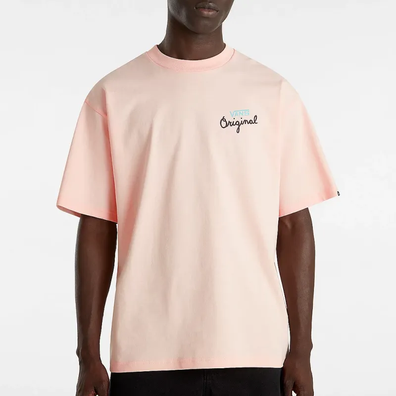 Vans T-Shirts Men Pink-2