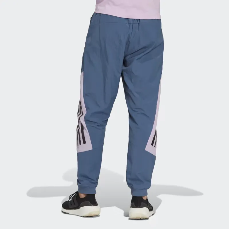 Adidas Future Icons 3-Stripes Woven Tracksuit Bottoms Knitted Sports Pants Men's Dark Blue-1