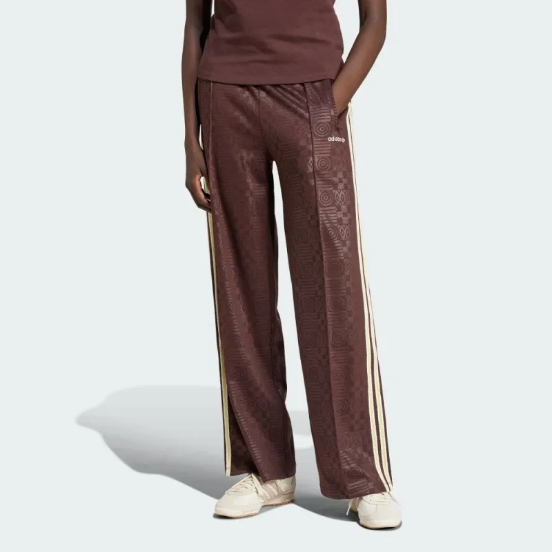 Adidas Knitted Sweatpants Women's Dark Brown-2