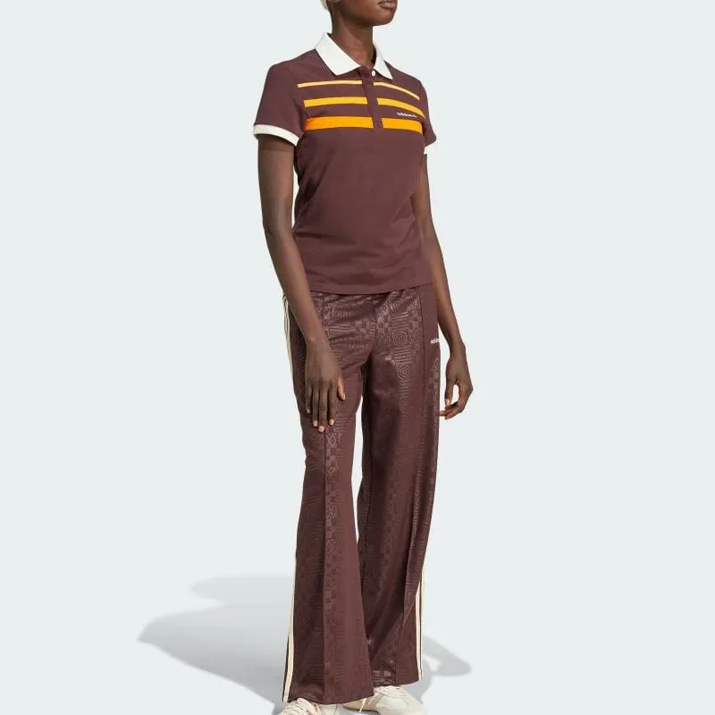 Adidas Knitted Sweatpants Women's Dark Brown-1