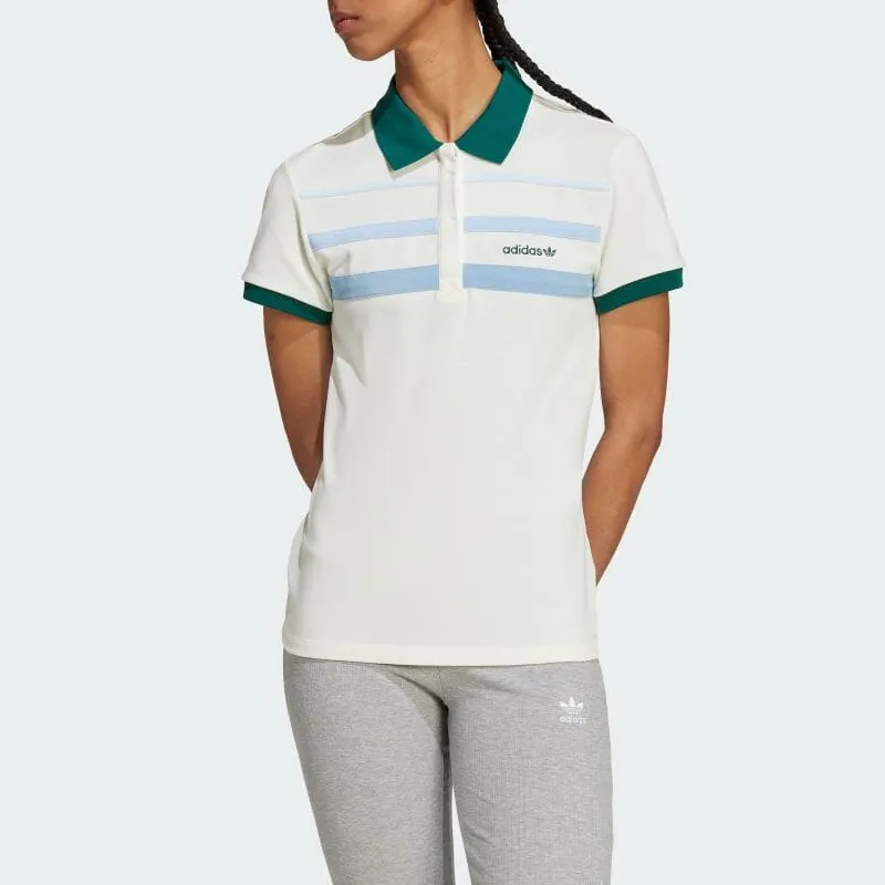 Adidas Polo Shirts Women's Ecru-1