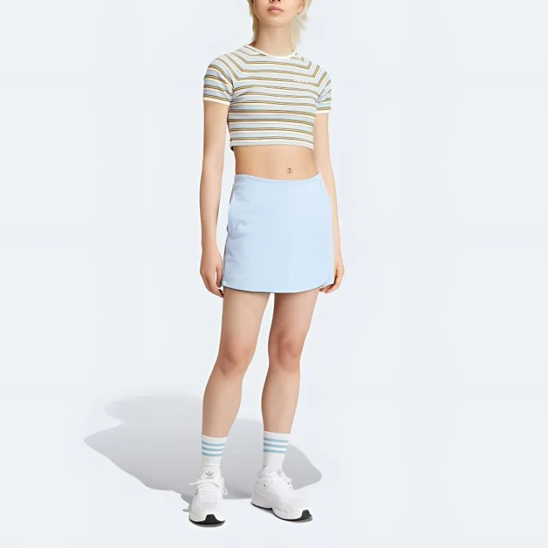 Adidas Logo Embroidered Mid Rise Golf Skorts-2