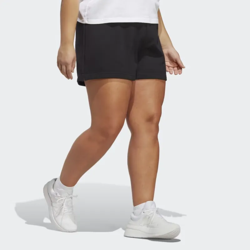 Adidas Free Shipping With AdiClub Essentials Linear French Terry Shorts Plus Size-4