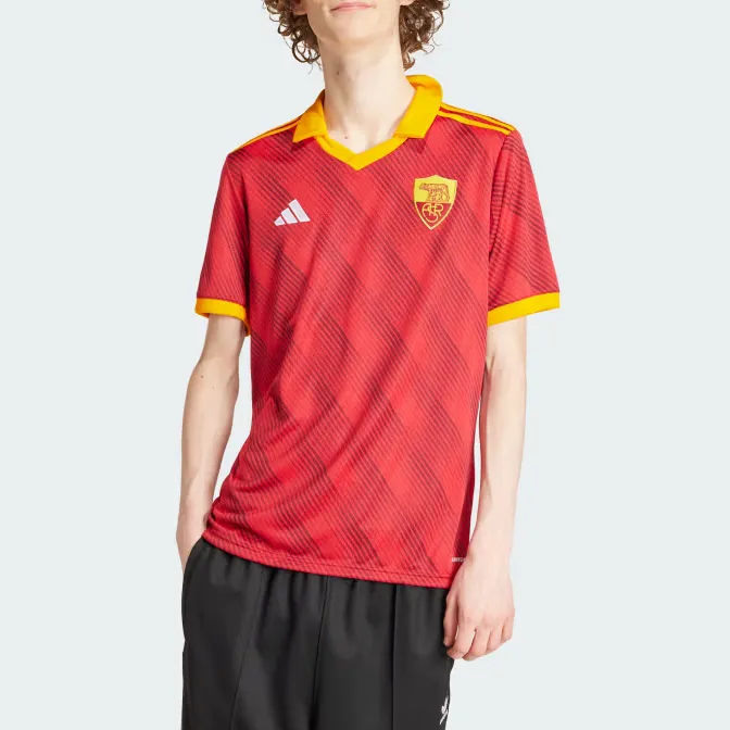 Adidas 23/24 Season Roma Team Soccer Jerseys Men's Victory Red-2