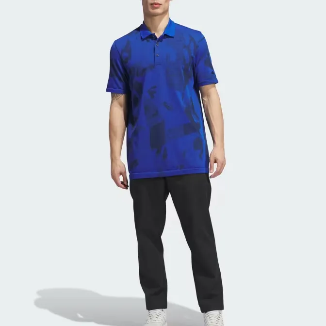 Adidas PRIMEKNIT Polo Shirt Men's Royal Blue-1