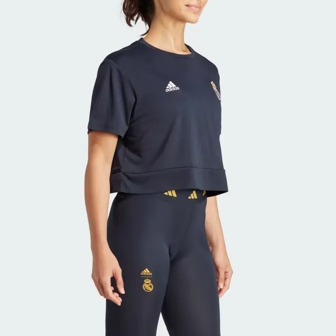 Adidas T-Shirt Women's Marine Blue-3