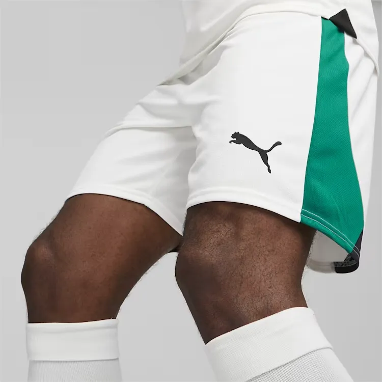 PUMA Borussia Mönchengladbach Soccer Bottoms Men's White Green-4