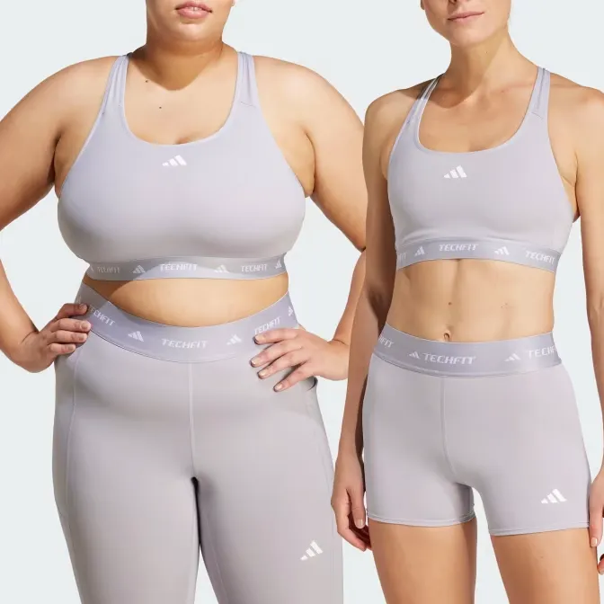 Adidas TECHFIT MEDIUM-SUPPORT BRA Bra Women's Light Purple-2