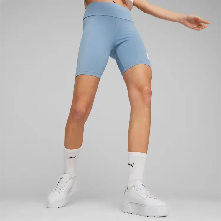 PUMA Essentials Logo Women's Short Leggings Sports Shorts Women's Zen Blue-2