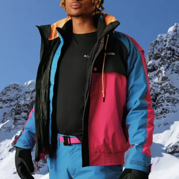 Columbia Winter Wintertrainer™ Jackets Coats Men's Blue Pink-1