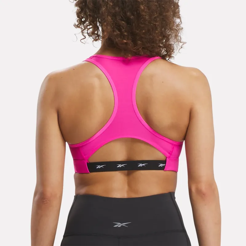 Reebok Lux Vector Racer Bra Women's Pink-3