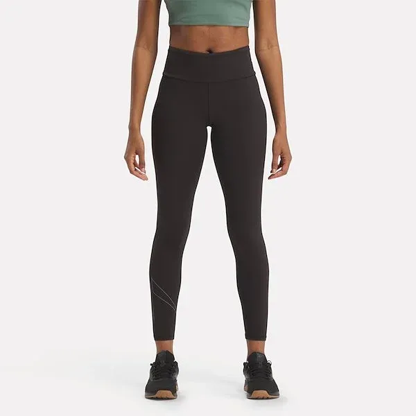 Reebok Lux Bold Graphic Leggings Leggings Women's Black-3
