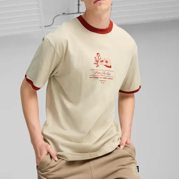 PUMA Camiseta Ringer PUMA X Palm Tree Crew Para Hombre-3