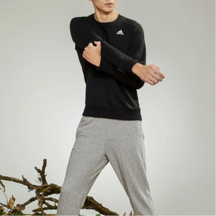 Adidas Essential CREW SWEATSHIRT Sweatshirt Men's Black-2