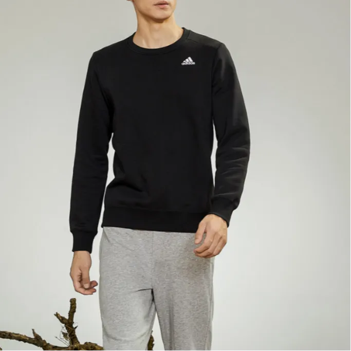 Adidas Essential CREW SWEATSHIRT Sweatshirt Men's Black-4