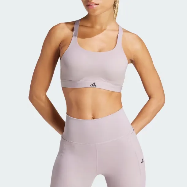 Adidas TLRD IMPACT LUXE TRAINING HIGH-SUPPORT BRA Bra Women's Light Purple-4