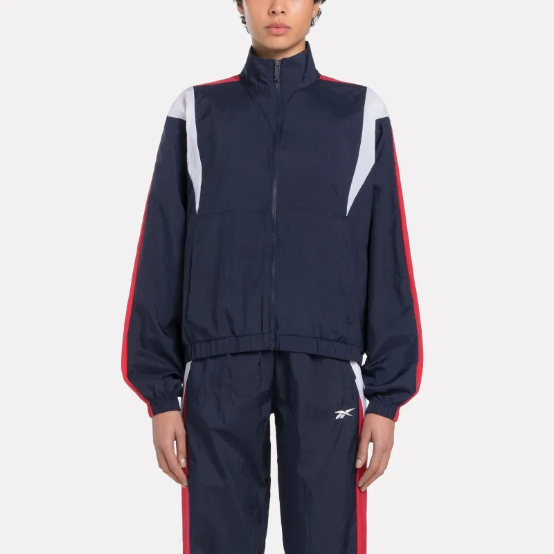 Reebok Brand Proud Track Jackets Coats Women's Marine Blue-1