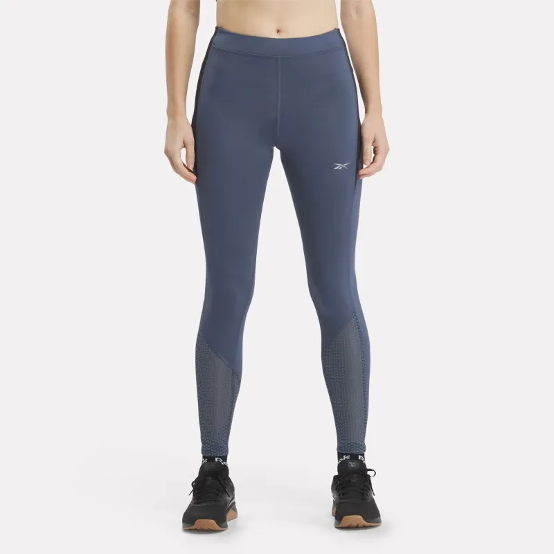 Reebok Running Vector Leggings Leggings Women's Dark Blue-2