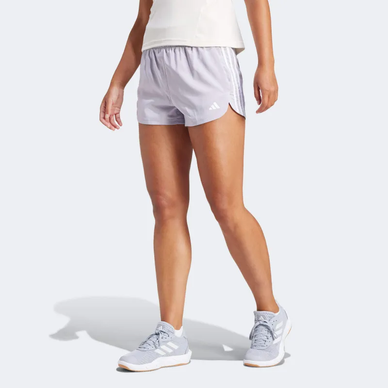 Adidas Free Shipping With AdiClub Pacer Training 3-Stripes Woven High-Rise Shorts-1