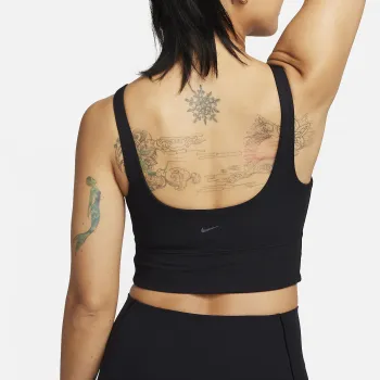 Nike Zenvy Rib Women's Light Support Non Padded Longline Sports Bra