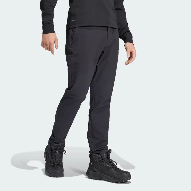 Adidas Terre XPLORIC WIND.RDY SOFTSHELL Casual Pants Men's Black-4
