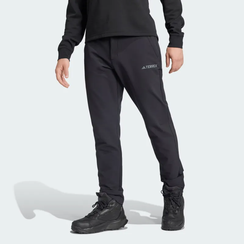 Adidas Terre XPLORIC WIND.RDY SOFTSHELL Casual Pants Men's Black-2