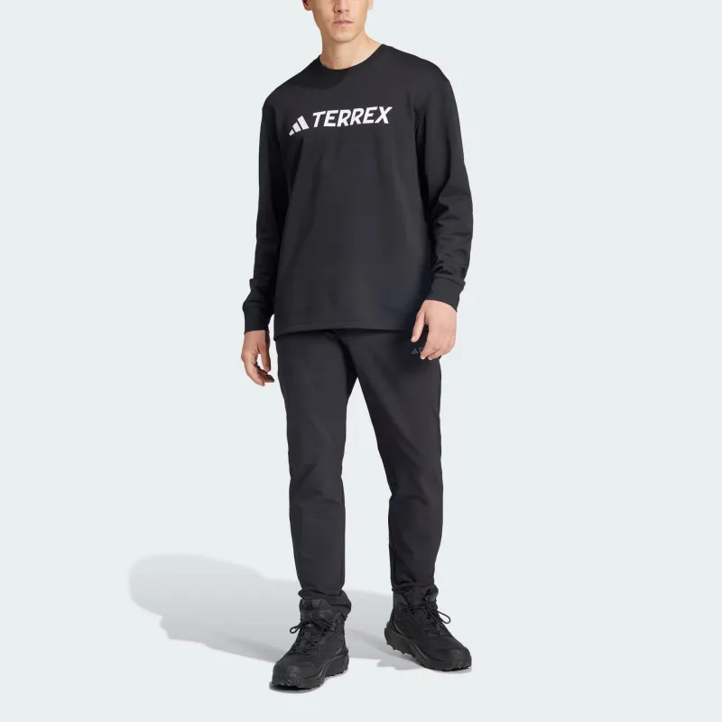 Adidas Terre XPLORIC WIND.RDY SOFTSHELL Casual Pants Men's Black-1