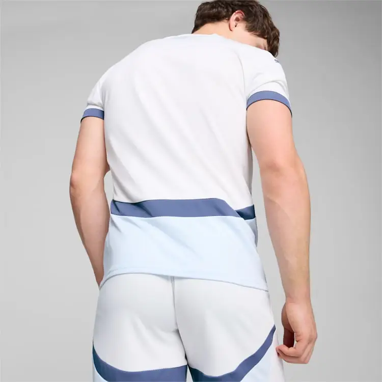 PUMA Switzerland Soccer Jerseys Men's White - Ice Blue-3