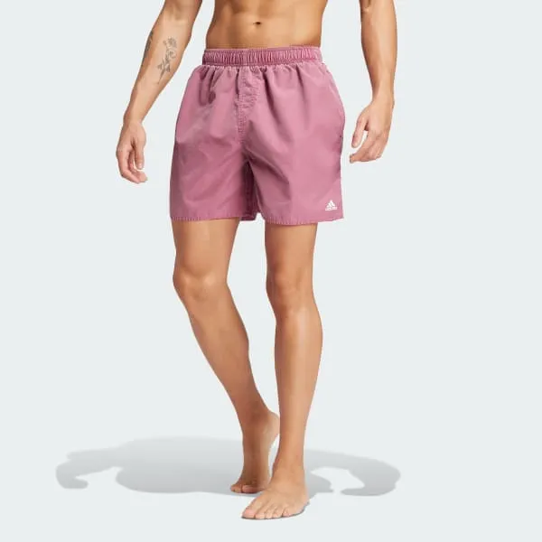 Adidas Washed Out Ci Swimming Shorts Men's Deep Red-1