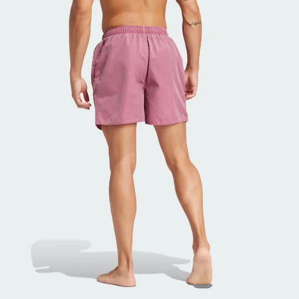 Adidas Washed Out Ci Swimming Shorts Men's Deep Red-2