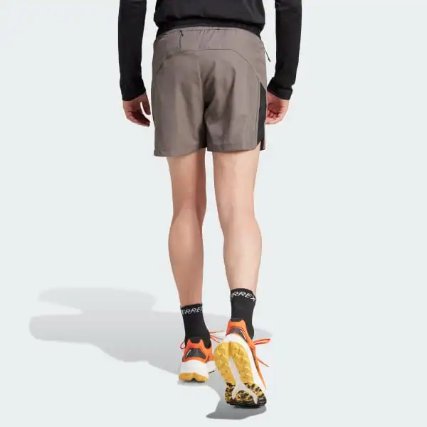 Adidas ULT TERREX MULTI TRAIL RUNNING SHORTS Sports Shorts Men's Charcoal Gray-3
