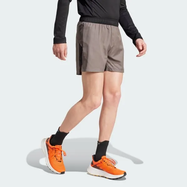 Adidas ULT TERREX MULTI TRAIL RUNNING SHORTS Sports Shorts Men's Charcoal Gray-2