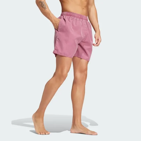 Adidas Washed Out Ci Swimming Shorts Men's Deep Red-3