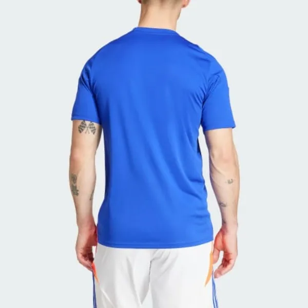 Adidas TIRO 24 JERSEY Soccer Jersey Men's Clear Blue/White/Apply Sun Red-4