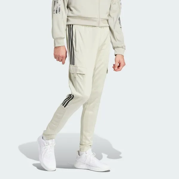 Adidas TIRO CARGO Knitted Sports Pants Men's Gray White-2