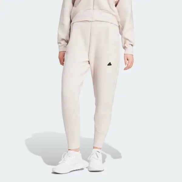 Adidas Z.N.E. TRACKSUIT BOTTOMS Knitted Sports Pants Women's Light Purple-1